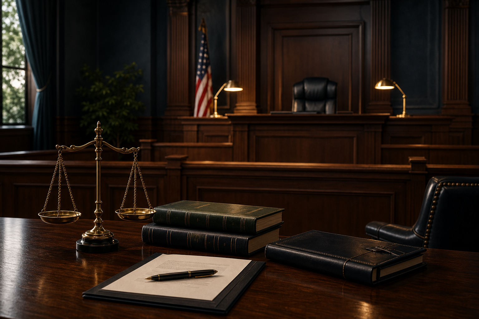 Civil litigation in an Orlando, Florida courtroom for business disputes
